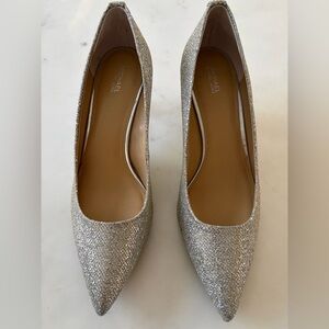 Michael Kors Glittering Silver Heels